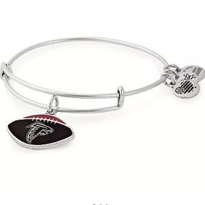 NWOT Alex and Ani Color Infusion Atlanta Falcons Football II Bangle